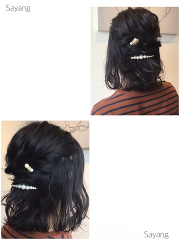 およばれヘアセット